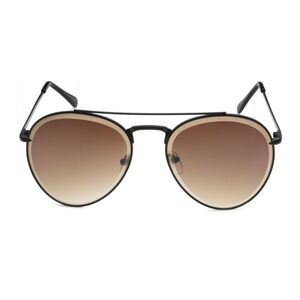 Aviator Sunglasses Round Frame Brown Lens Fashion Sun Glasses Retro 80's‎ 90's